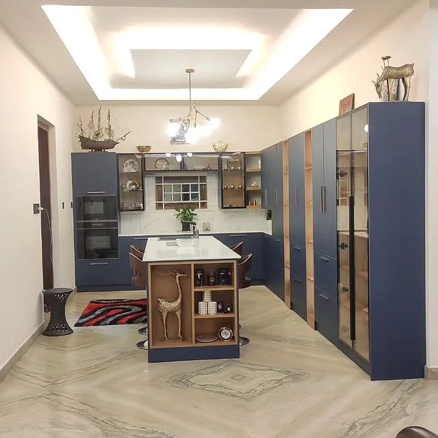 Elegant glass railing for modern staircase