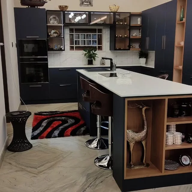 Customized study table and bookshelf unit