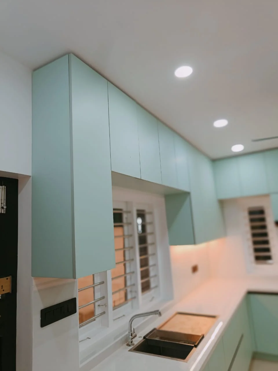 Walk-in wardrobe design with ample storage